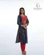 Ajrakh Print Cotton Kurti - Image 4