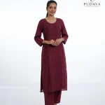 Sequined Chikankari Kurta Set
